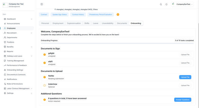 Employee Training View 1