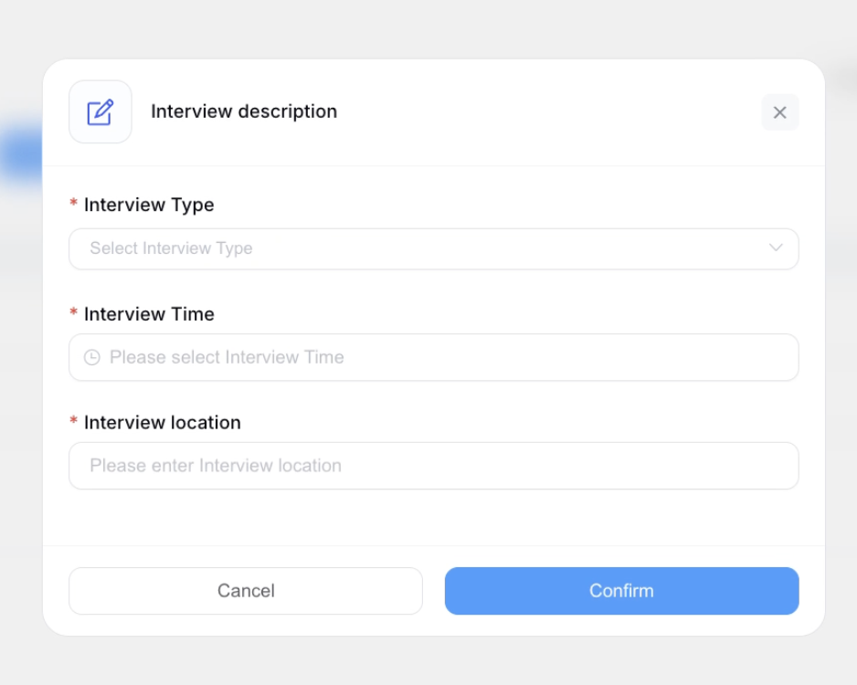 Interview Scheduling
