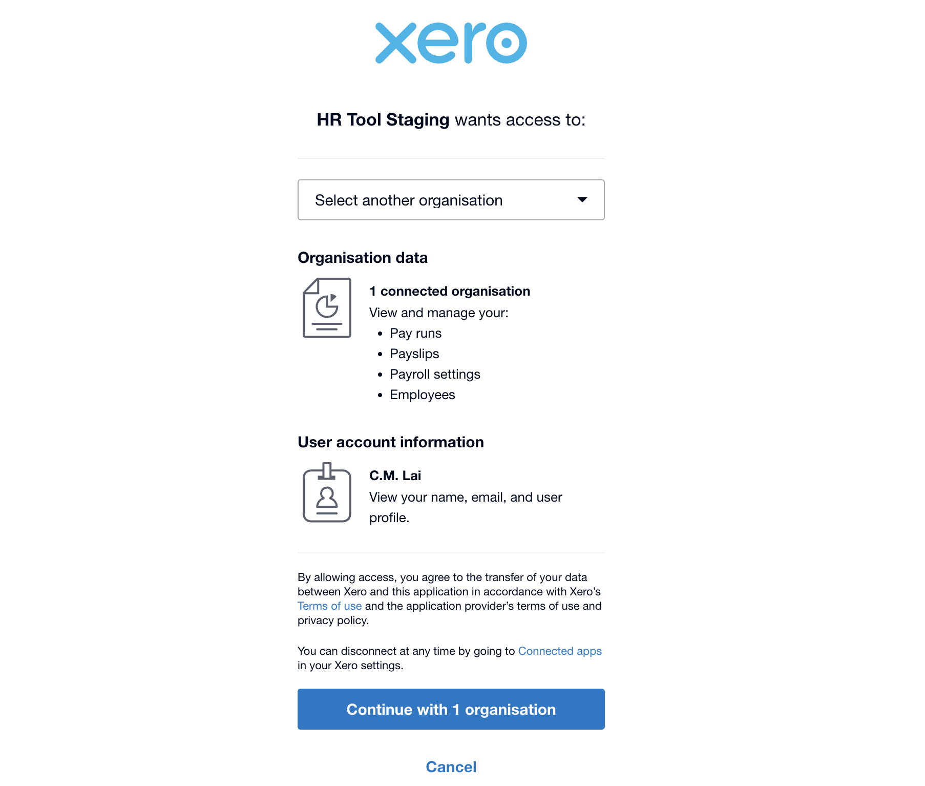 Xero Integration